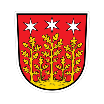 Wappen Reichelsheim Odenwald (Germany) (Coat of Arms) STICKER Vinyl Kiss-Cut Decal 6 Inch White - The Sticker Space