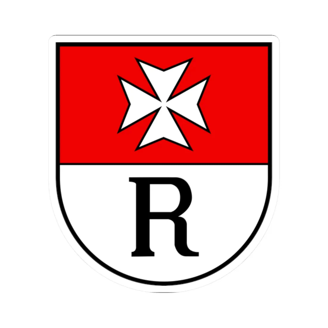 Wappen Reiden (Switzerland) (Coat of Arms) STICKER Vinyl Kiss-Cut Decal 2 Inch White - The Sticker Space
