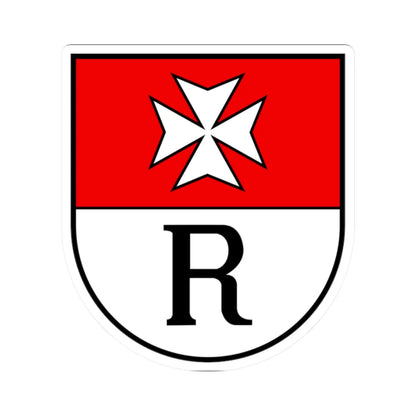 Wappen Reiden (Switzerland) (Coat of Arms) STICKER Vinyl Kiss-Cut Decal 2 Inch White - The Sticker Space