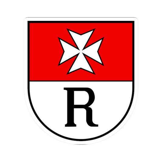 Wappen Reiden (Switzerland) (Coat of Arms) STICKER Vinyl Kiss-Cut Decal 2 Inch White - The Sticker Space