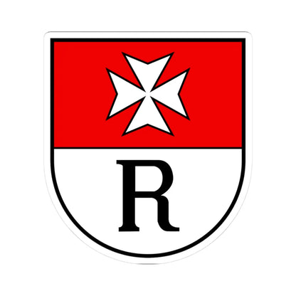 Wappen Reiden (Switzerland) (Coat of Arms) STICKER Vinyl Kiss-Cut Decal 3 Inch White - The Sticker Space