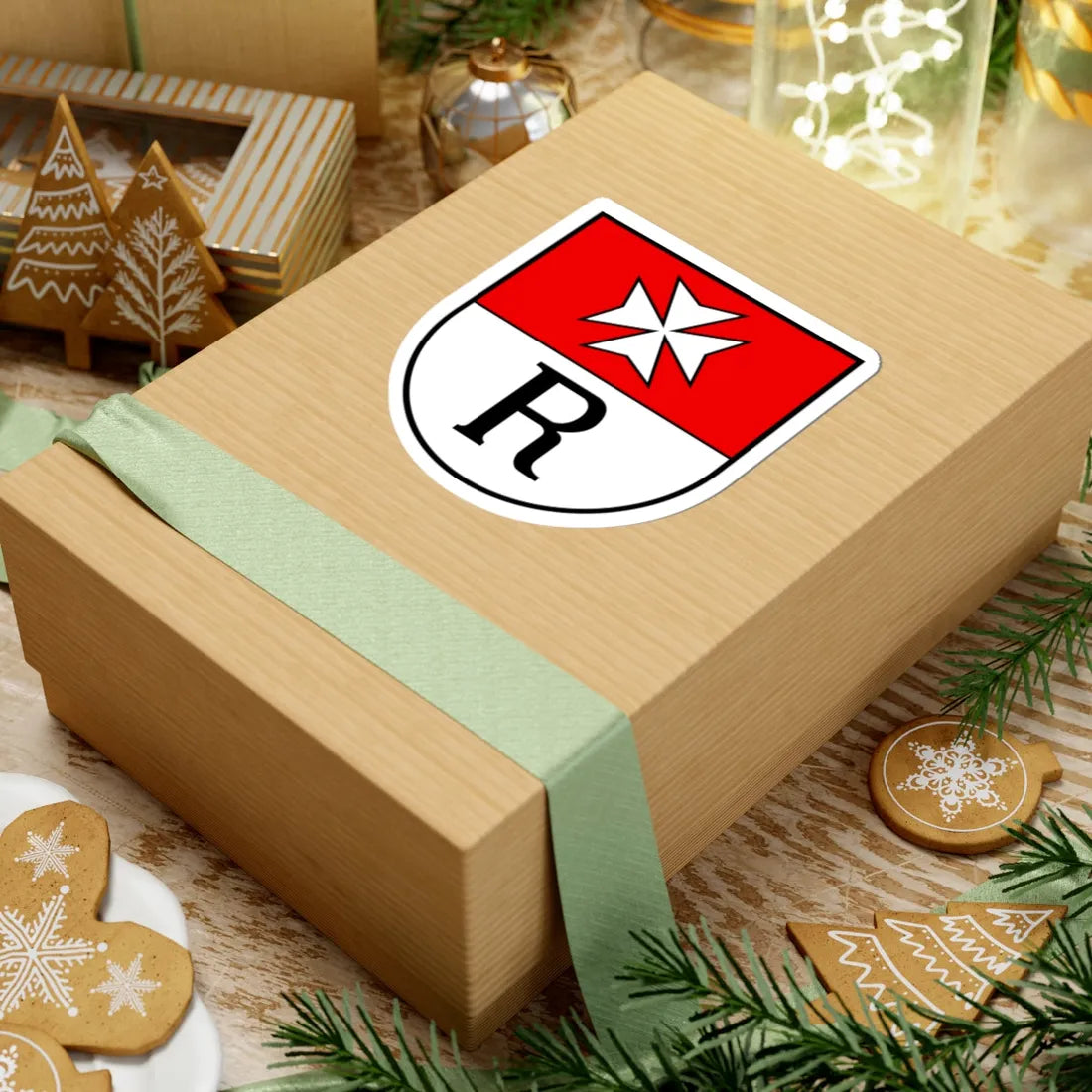 Wappen Reiden (Switzerland) (Coat of Arms) STICKER Vinyl Kiss-Cut Decal - The Sticker Space