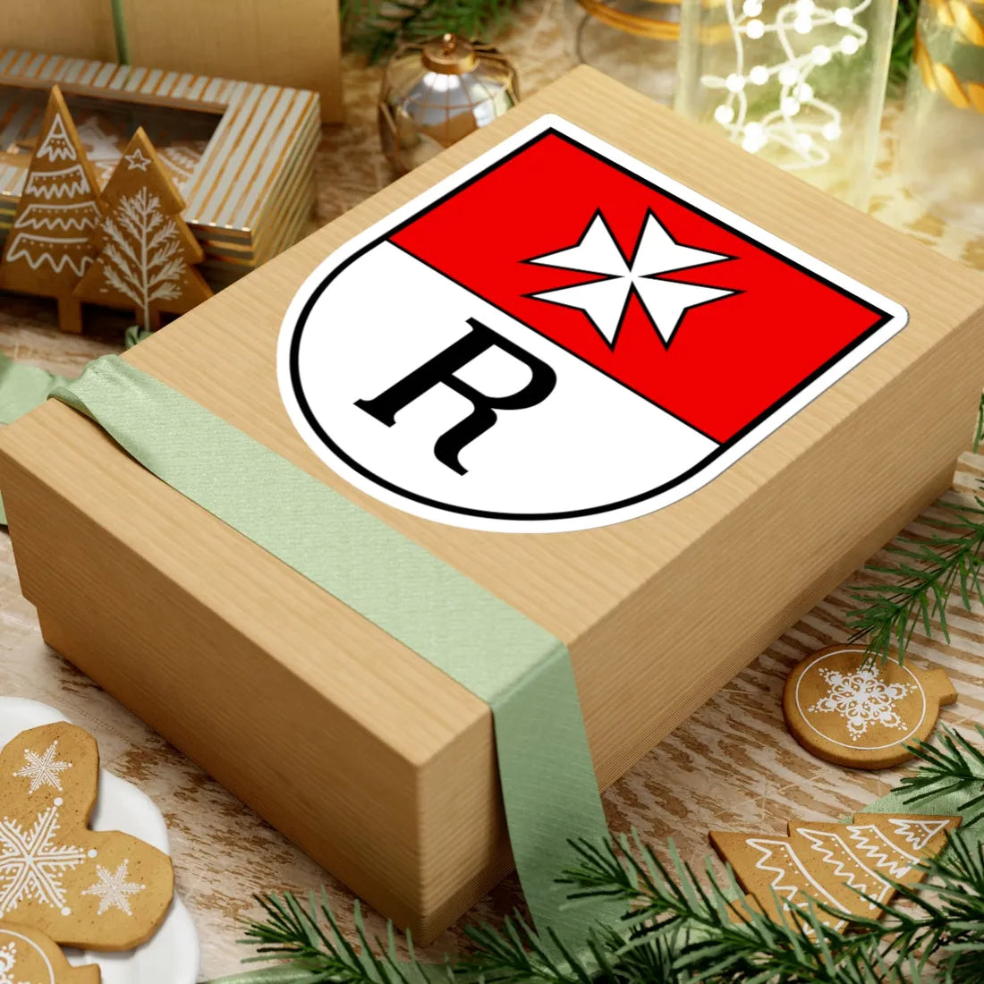 Wappen Reiden (Switzerland) (Coat of Arms) STICKER Vinyl Kiss-Cut Decal - The Sticker Space