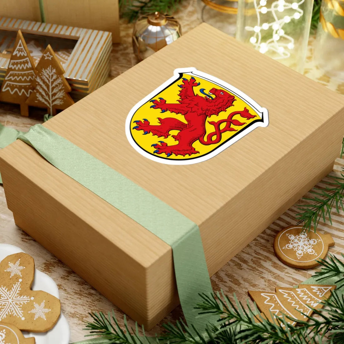 Wappen Reinheim Odw (Germany) (Coat of Arms) STICKER Vinyl Kiss-Cut Decal - The Sticker Space