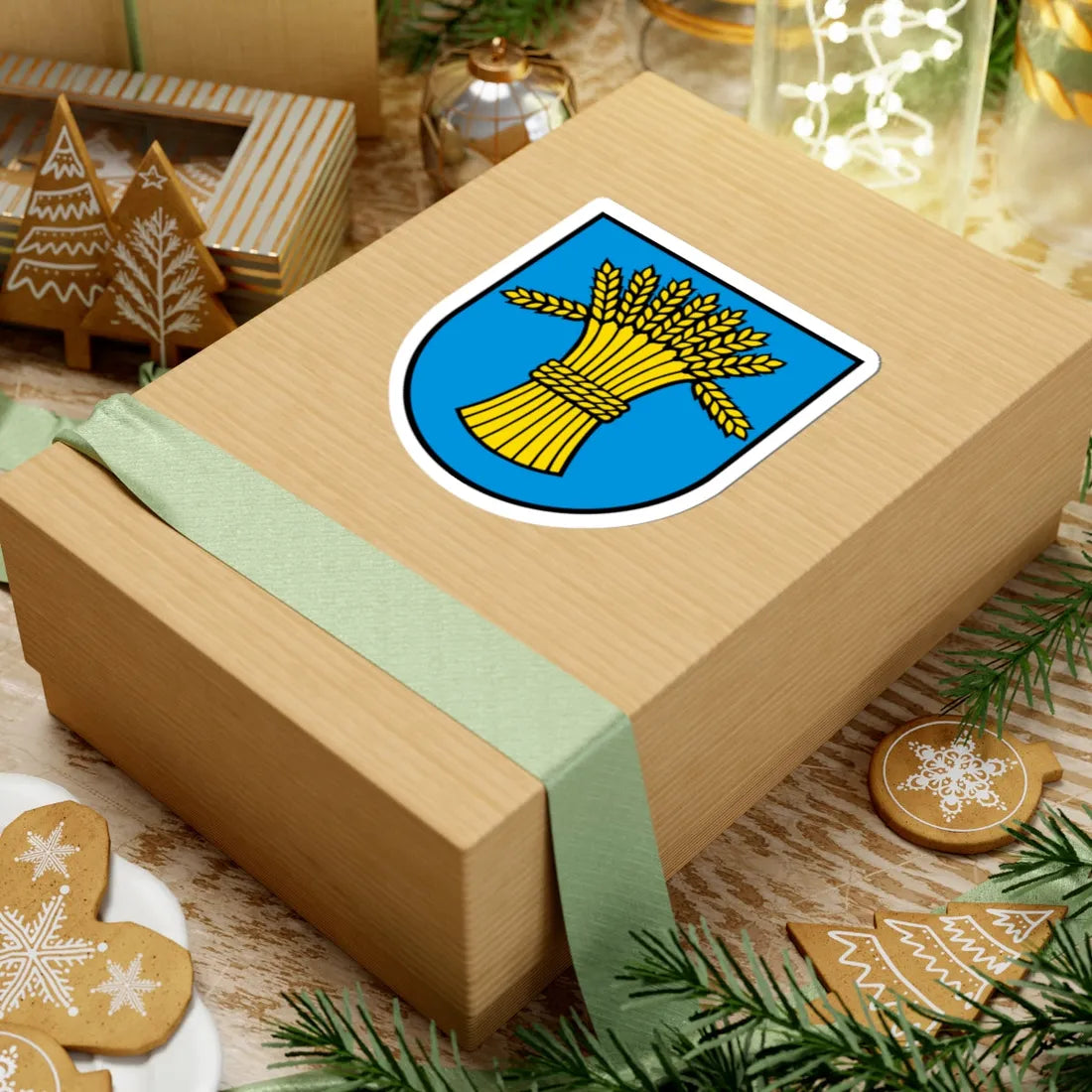 Wappen Rüfenach AG (Switzerland) (Coat of Arms) STICKER Vinyl Kiss-Cut Decal - The Sticker Space