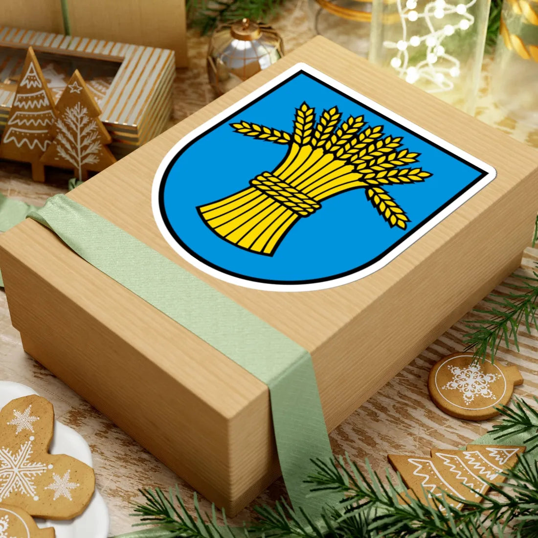 Wappen Rüfenach AG (Switzerland) (Coat of Arms) STICKER Vinyl Kiss-Cut Decal - The Sticker Space