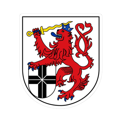 Wappen Rhein-Sieg-Kreis (Germany) (Coat of Arms) STICKER Vinyl Kiss-Cut Decal 3 Inch White - The Sticker Space