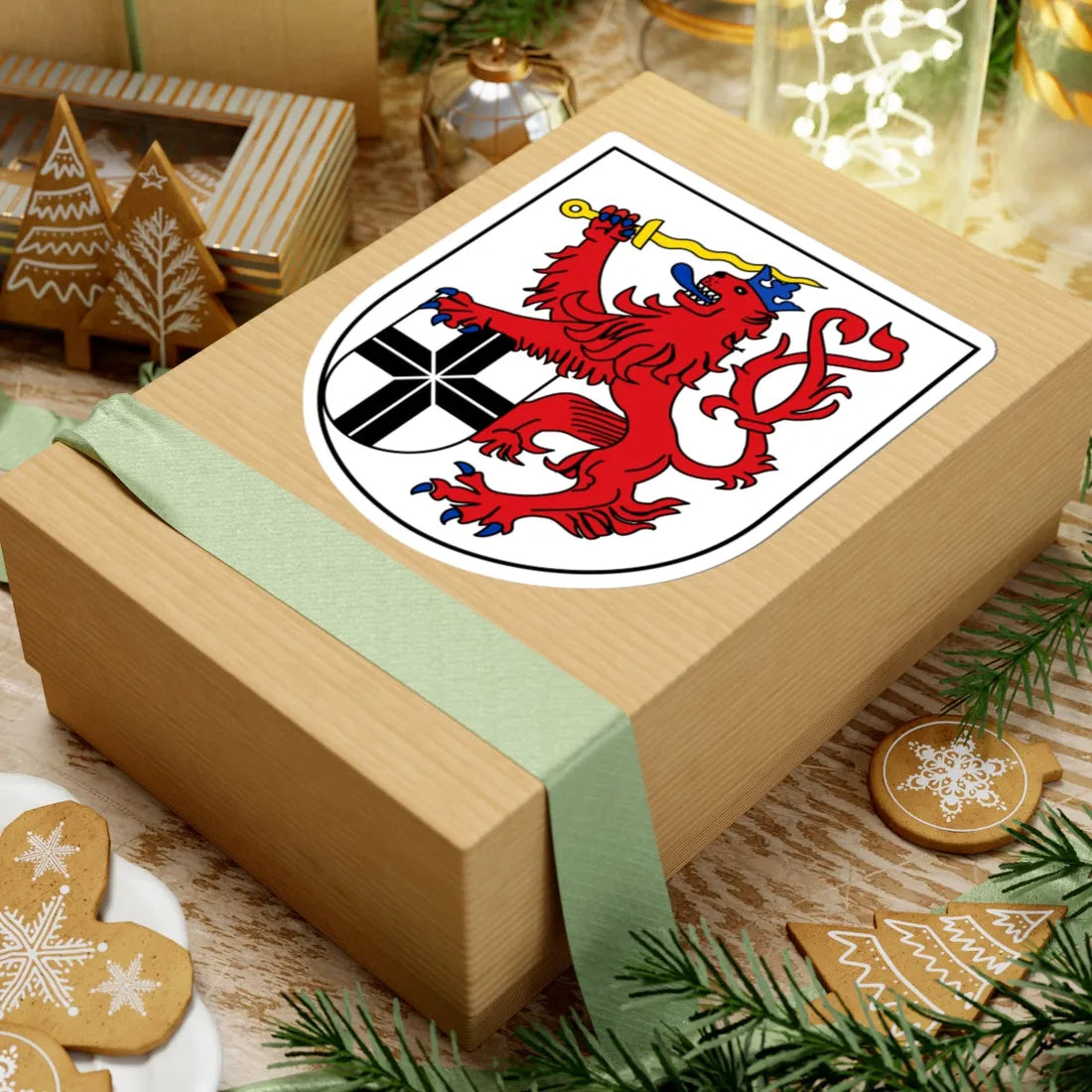 Wappen Rhein-Sieg-Kreis (Germany) (Coat of Arms) STICKER Vinyl Kiss-Cut Decal - The Sticker Space