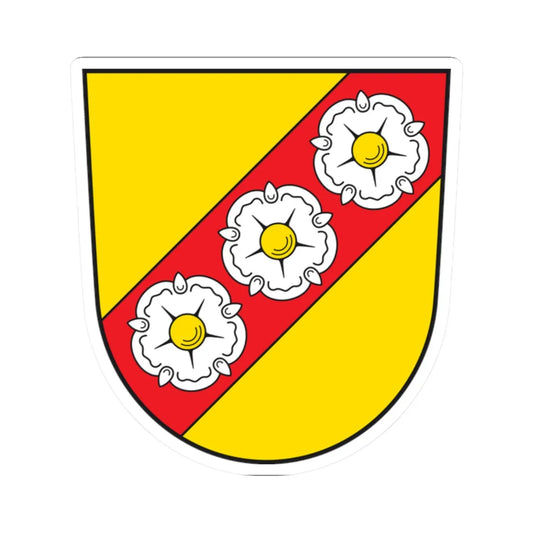 Wappen Riedenburg (Germany) (Coat of Arms) STICKER Vinyl Kiss-Cut Decal 2 Inch White - The Sticker Space