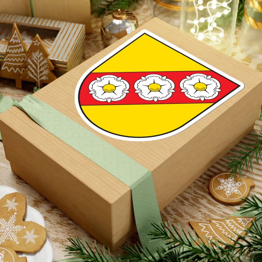 Wappen Riedenburg (Germany) (Coat of Arms) STICKER Vinyl Kiss-Cut Decal - The Sticker Space