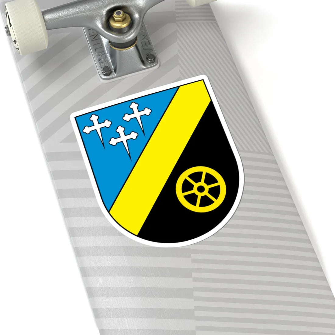 Wappen Riegelsberg (Germany) (Coat of Arms) STICKER Vinyl Kiss-Cut Decal - The Sticker Space