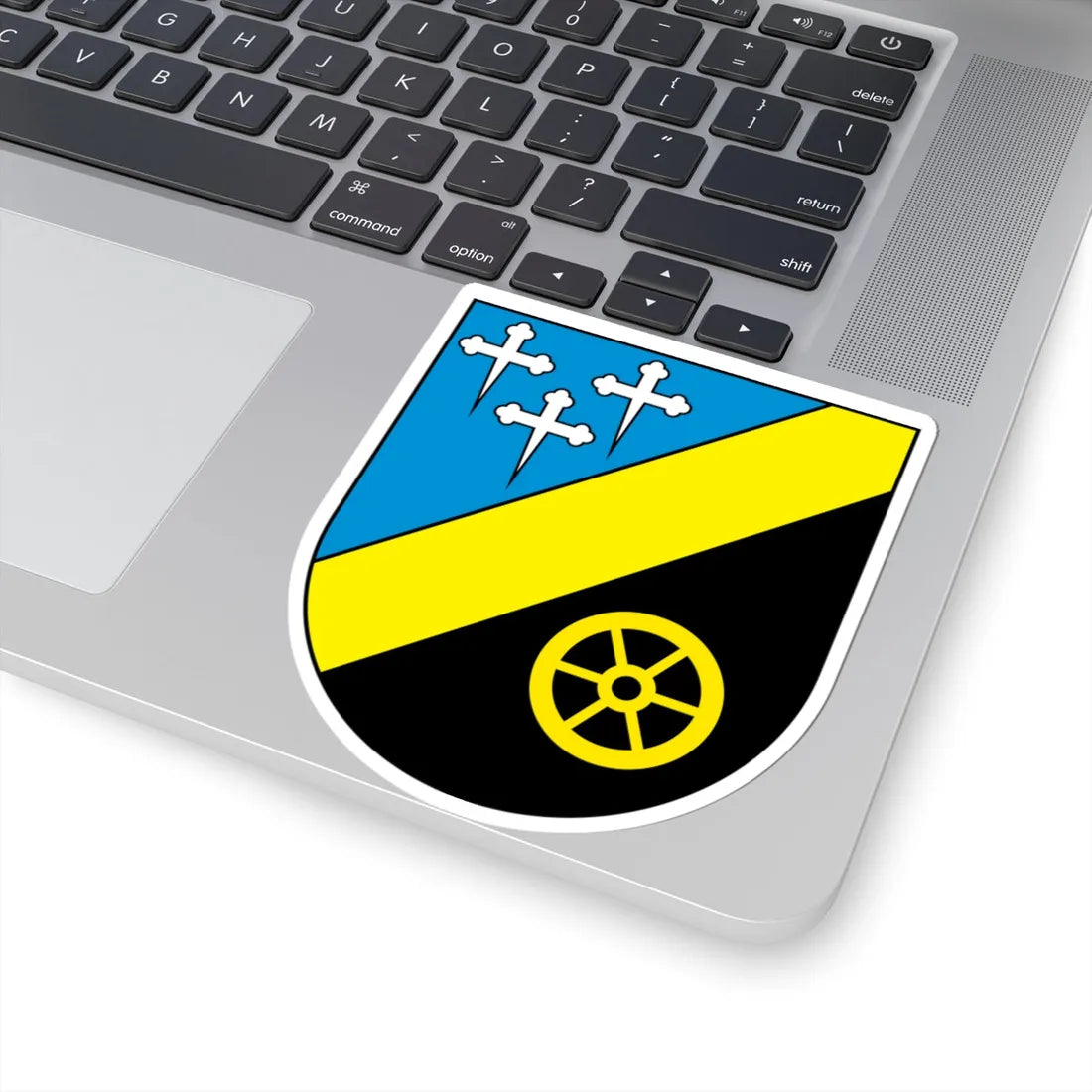 Wappen Riegelsberg (Germany) (Coat of Arms) STICKER Vinyl Kiss-Cut Decal - The Sticker Space