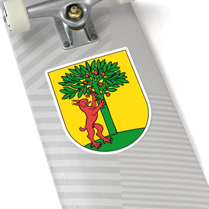 Wappen Risch Rotkreuz (Switzerland) (Coat of Arms) STICKER Vinyl Kiss-Cut Decal - The Sticker Space