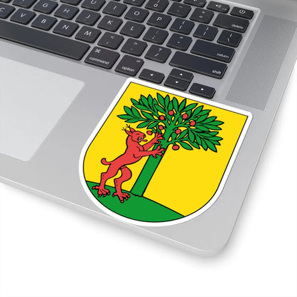 Wappen Risch Rotkreuz (Switzerland) (Coat of Arms) STICKER Vinyl Kiss-Cut Decal - The Sticker Space