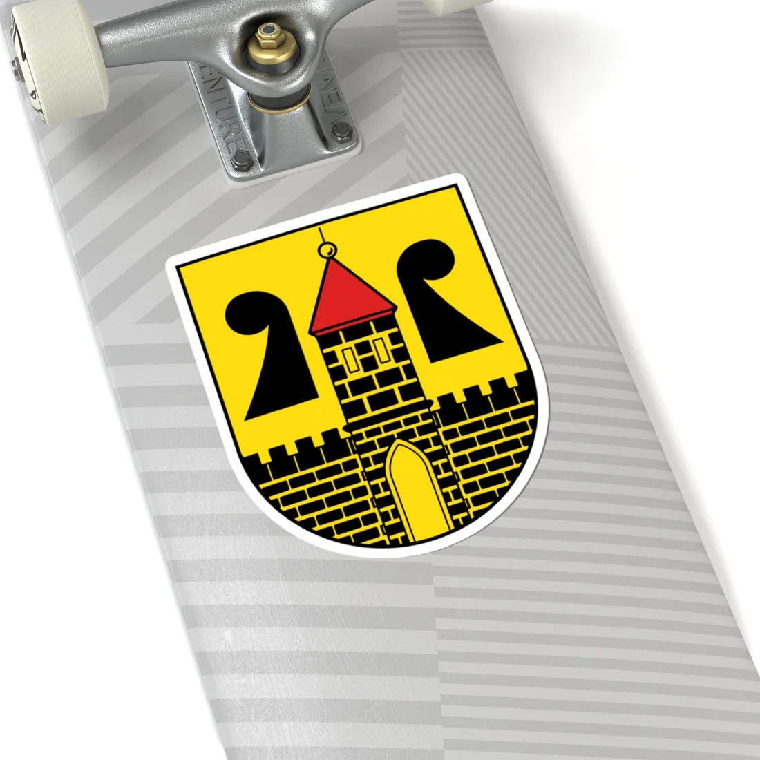 Wappen Rochlitz (Germany) (Coat of Arms) STICKER Vinyl Kiss-Cut Decal - The Sticker Space