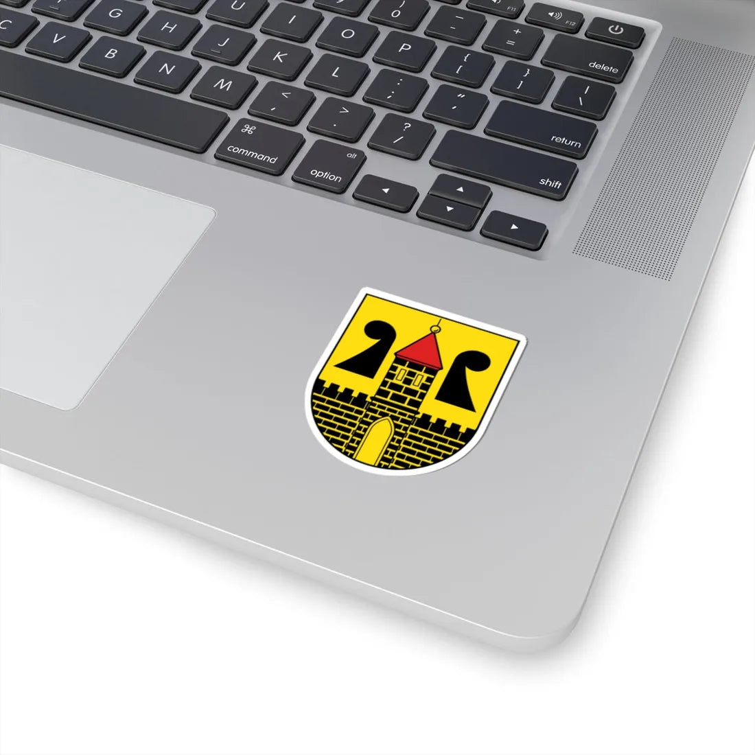Wappen Rochlitz (Germany) (Coat of Arms) STICKER Vinyl Kiss-Cut Decal - The Sticker Space