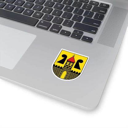 Wappen Rochlitz (Germany) (Coat of Arms) STICKER Vinyl Kiss-Cut Decal - The Sticker Space