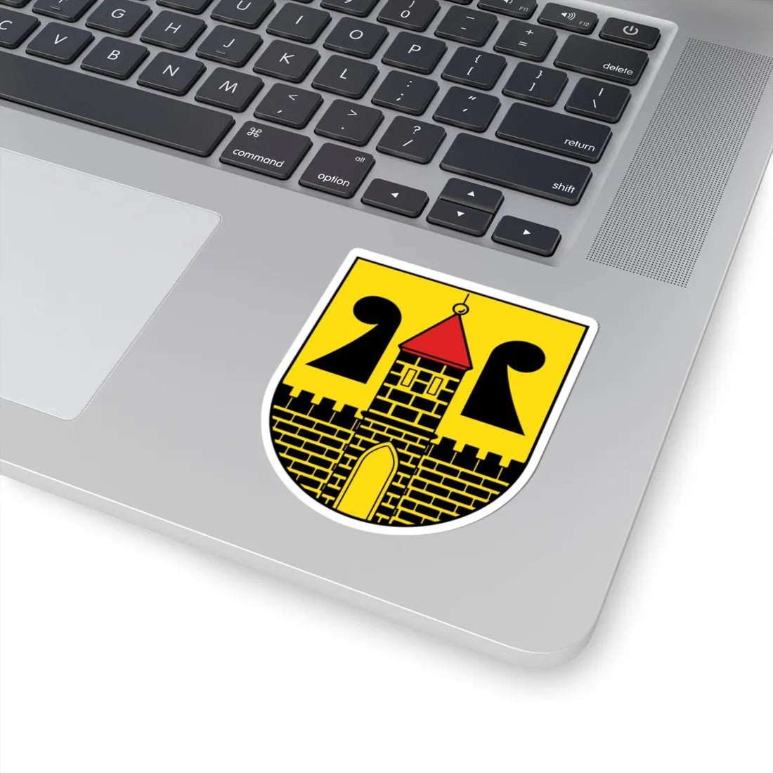 Wappen Rochlitz (Germany) (Coat of Arms) STICKER Vinyl Kiss-Cut Decal - The Sticker Space