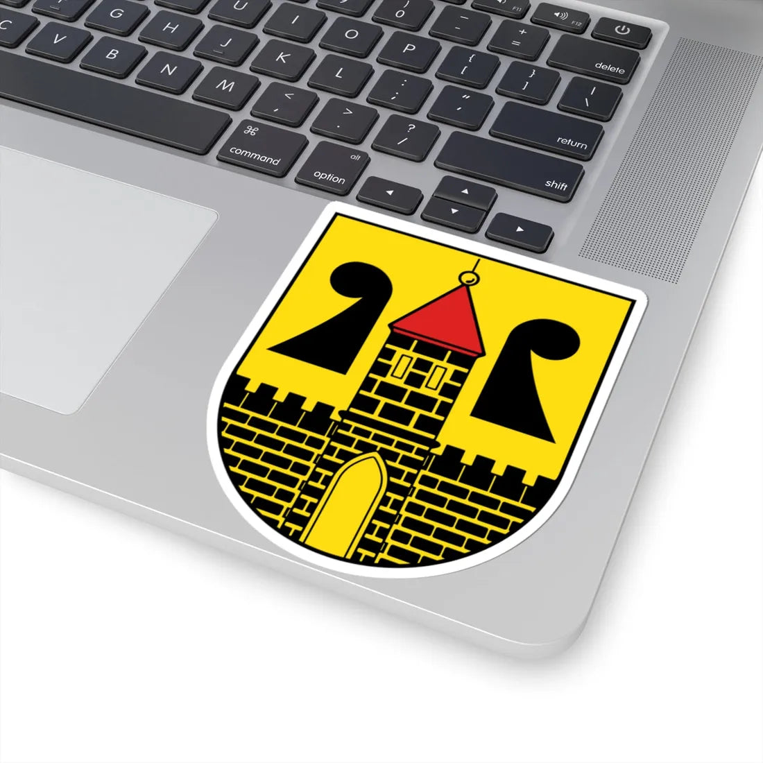 Wappen Rochlitz (Germany) (Coat of Arms) STICKER Vinyl Kiss-Cut Decal - The Sticker Space