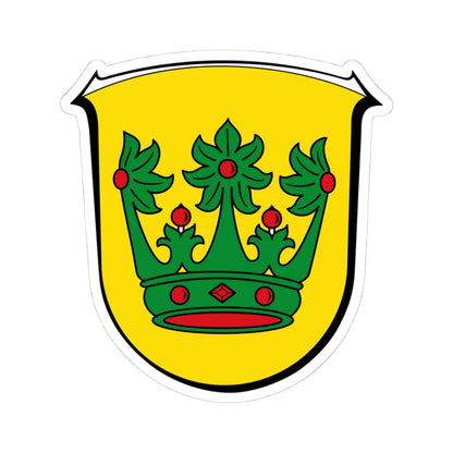 Wappen Rodenbach bei Hanau (Germany) (Coat of Arms) STICKER Vinyl Kiss-Cut Decal 4 Inch White - The Sticker Space