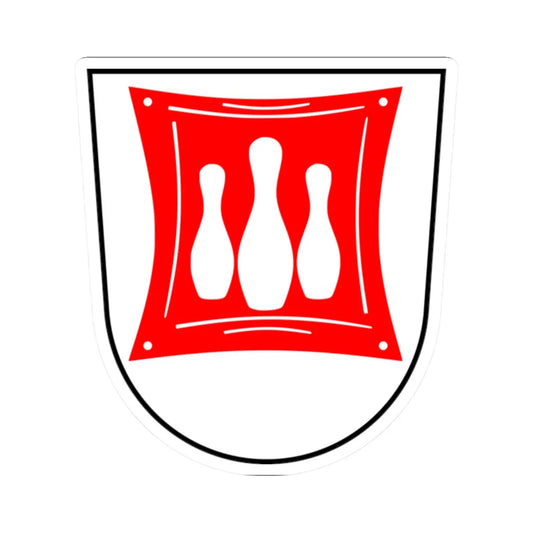 Wappen Rodewisch (Germany) (Coat of Arms) STICKER Vinyl Kiss-Cut Decal 2 Inch White - The Sticker Space