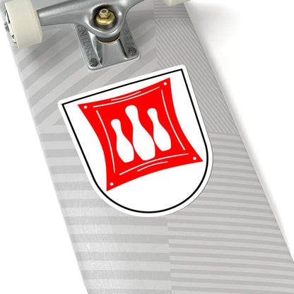 Wappen Rodewisch (Germany) (Coat of Arms) STICKER Vinyl Kiss-Cut Decal - The Sticker Space