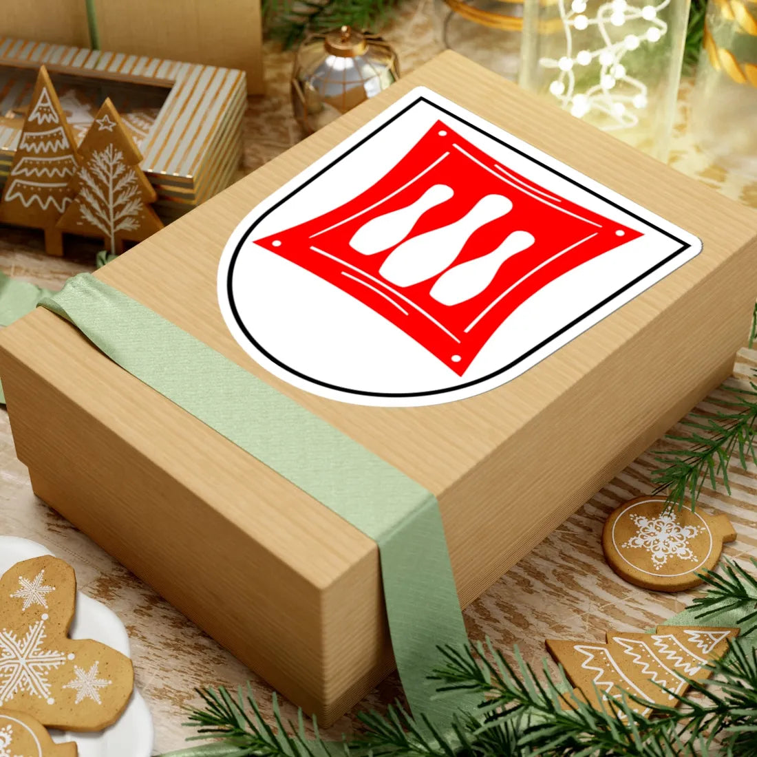 Wappen Rodewisch (Germany) (Coat of Arms) STICKER Vinyl Kiss-Cut Decal - The Sticker Space