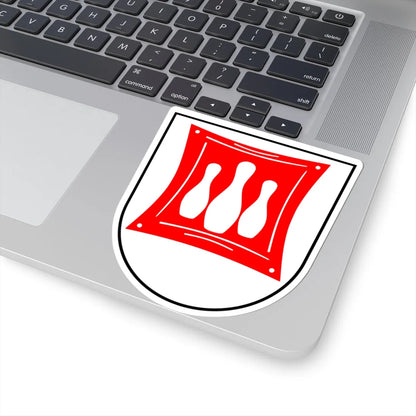 Wappen Rodewisch (Germany) (Coat of Arms) STICKER Vinyl Kiss-Cut Decal - The Sticker Space