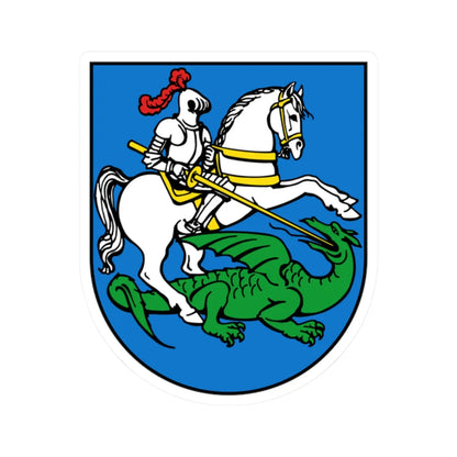 Wappen Roetha (Germany) (Coat of Arms) STICKER Vinyl Kiss-Cut Decal 2 Inch White - The Sticker Space