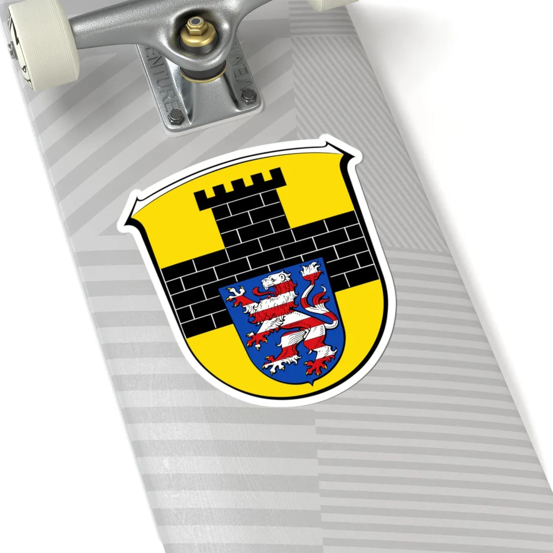 Wappen Romrod (Germany) (Coat of Arms) STICKER Vinyl Kiss-Cut Decal - The Sticker Space