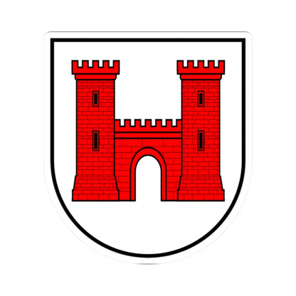 Wappen Rothenburg alt (Switzerland) (Coat of Arms) STICKER Vinyl Kiss-Cut Decal 2 Inch White - The Sticker Space