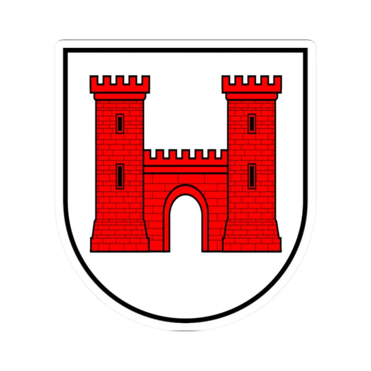 Wappen Rothenburg alt (Switzerland) (Coat of Arms) STICKER Vinyl Kiss-Cut Decal 2 Inch White - The Sticker Space