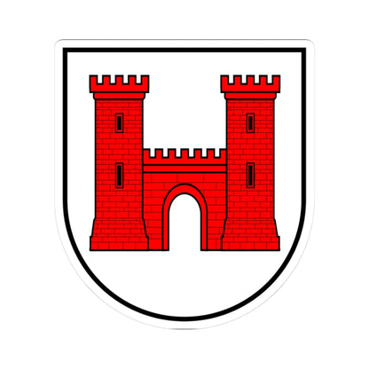 Wappen Rothenburg alt (Switzerland) (Coat of Arms) STICKER Vinyl Kiss-Cut Decal 3 Inch White - The Sticker Space