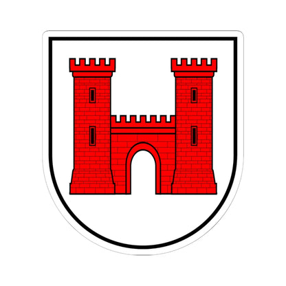 Wappen Rothenburg alt (Switzerland) (Coat of Arms) STICKER Vinyl Kiss-Cut Decal 6 Inch White - The Sticker Space