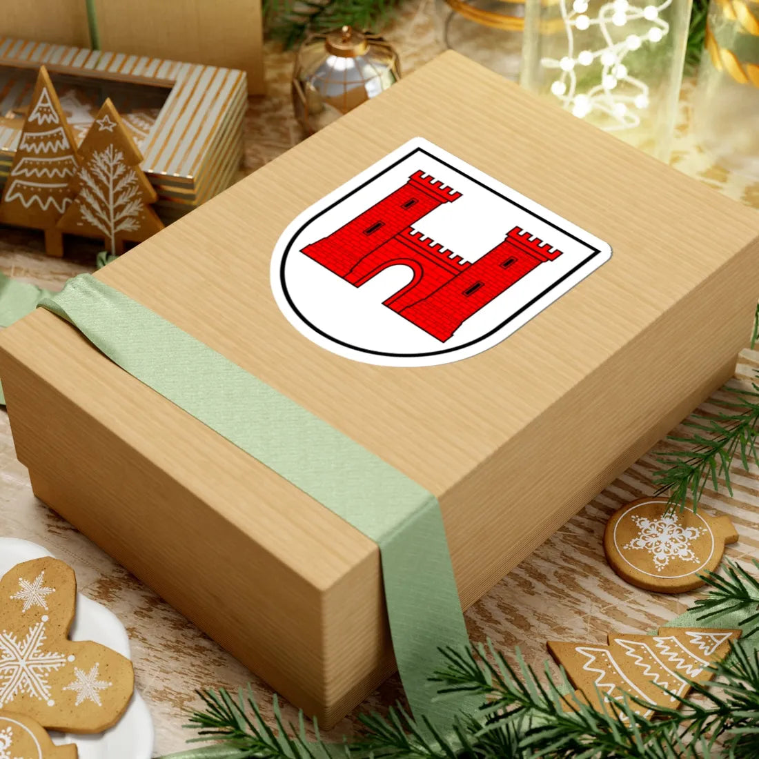 Wappen Rothenburg alt (Switzerland) (Coat of Arms) STICKER Vinyl Kiss-Cut Decal - The Sticker Space