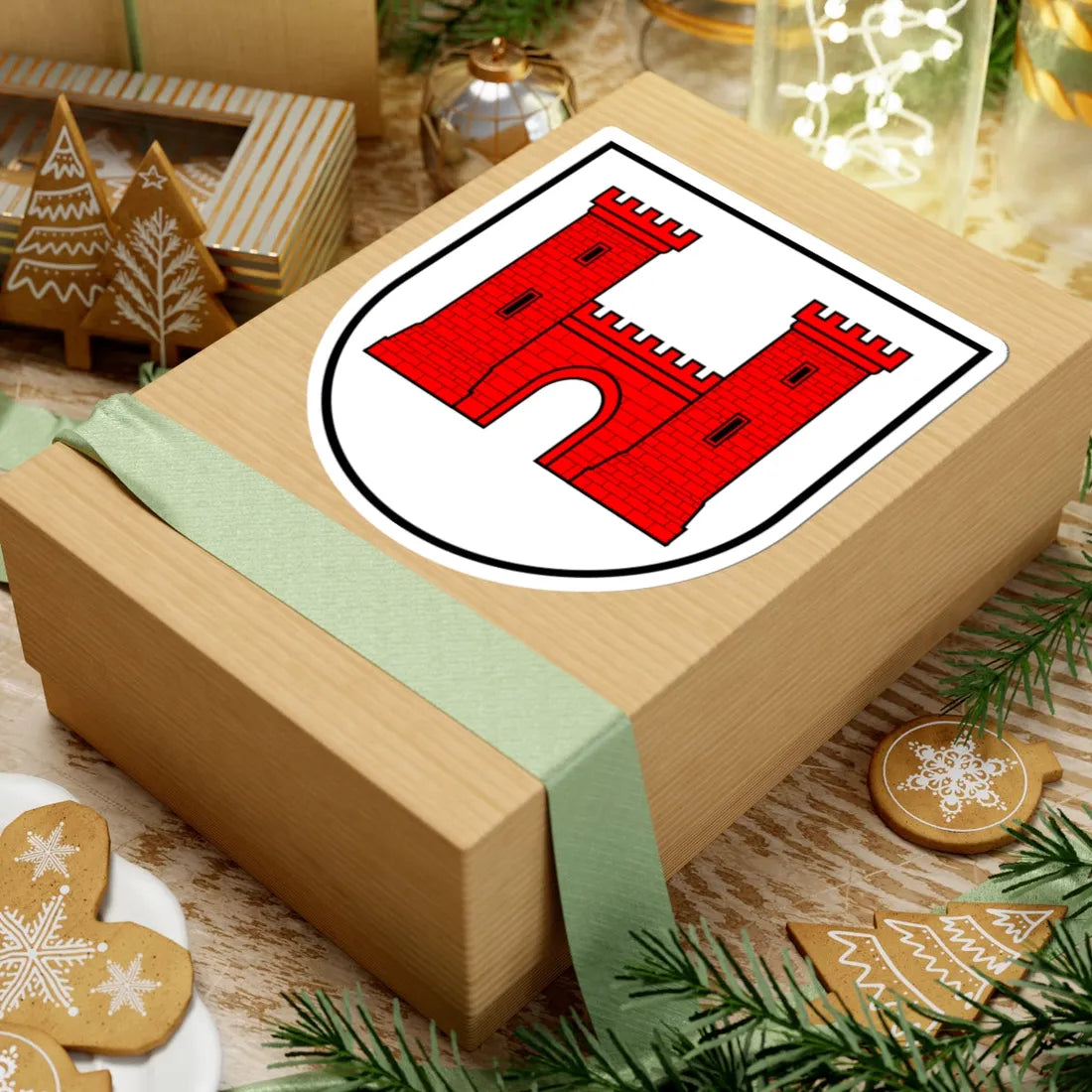 Wappen Rothenburg alt (Switzerland) (Coat of Arms) STICKER Vinyl Kiss-Cut Decal - The Sticker Space