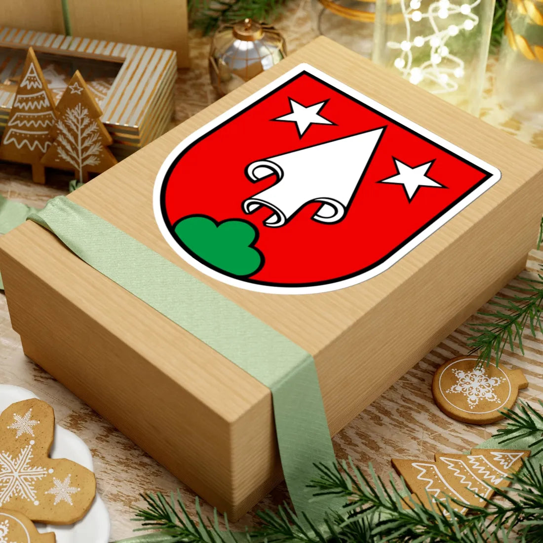 Wappen Rothrist AG (Switzerland) (Coat of Arms) STICKER Vinyl Kiss-Cut Decal - The Sticker Space