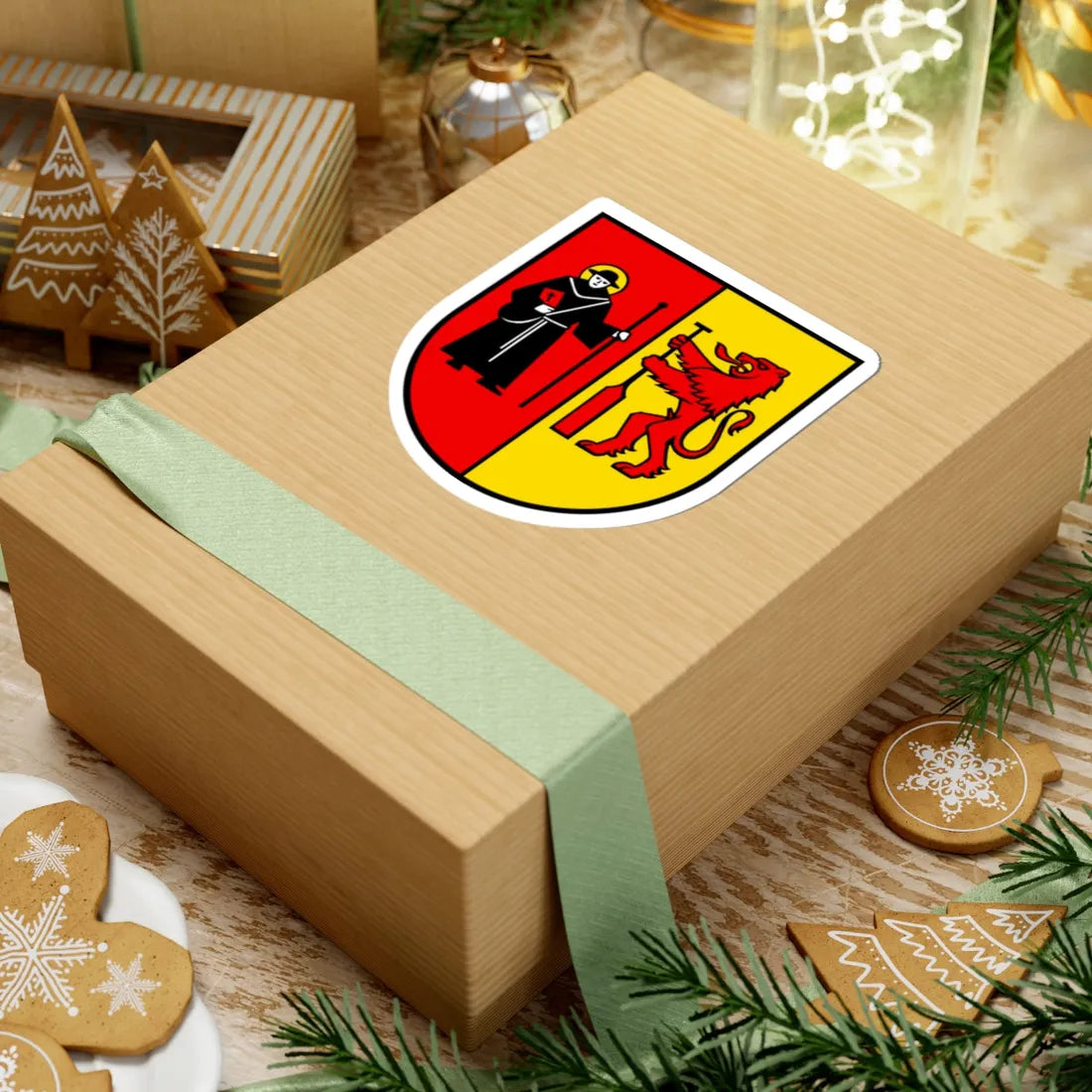 Wappen Rudolfstetten AG (Switzerland) (Coat of Arms) STICKER Vinyl Kiss-Cut Decal - The Sticker Space