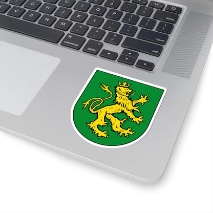 Wappen Rudolstadt (Germany) (Coat of Arms) STICKER Vinyl Kiss-Cut Decal - The Sticker Space
