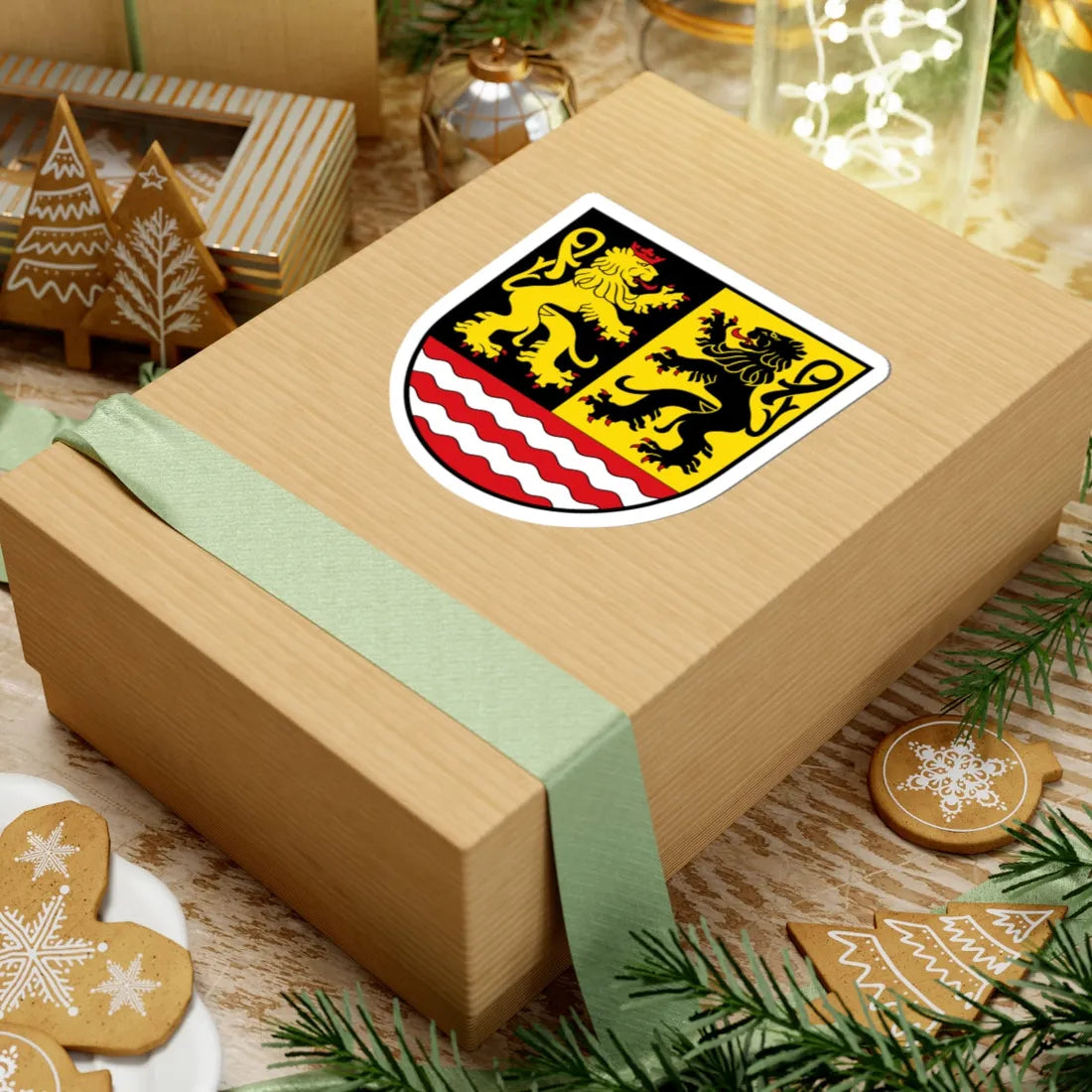 Wappen Saale-Orla-Kreis (Germany) (Coat of Arms) STICKER Vinyl Kiss-Cut Decal - The Sticker Space