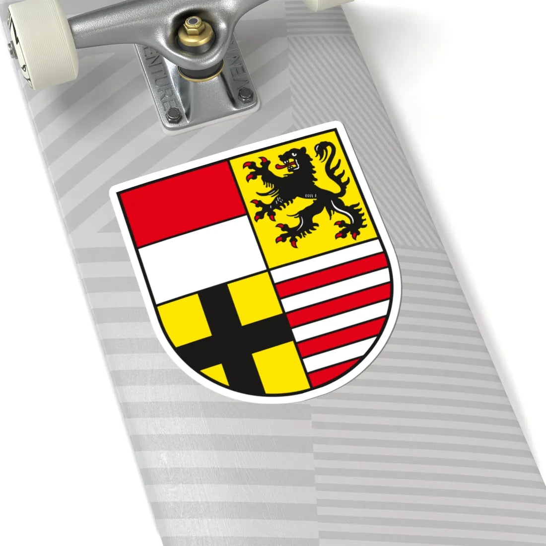 Wappen Saalekreis (Germany) (Coat of Arms) STICKER Vinyl Kiss-Cut Decal - The Sticker Space