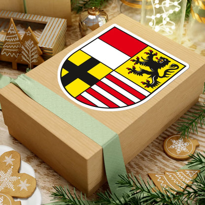 Wappen Saalekreis (Germany) (Coat of Arms) STICKER Vinyl Kiss-Cut Decal - The Sticker Space