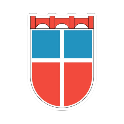 Wappen Saarland 1948 (Germany) (Coat of Arms) STICKER Vinyl Kiss-Cut Decal 2 Inch White - The Sticker Space