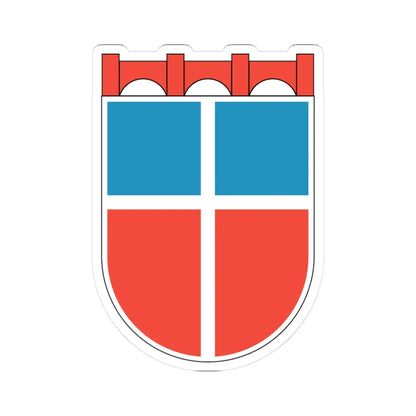 Wappen Saarland 1948 (Germany) (Coat of Arms) STICKER Vinyl Kiss-Cut Decal 3 Inch White - The Sticker Space