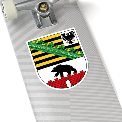 Wappen Sachsen-Anhalt (Germany) (Coat of Arms) STICKER Vinyl Kiss-Cut Decal - The Sticker Space