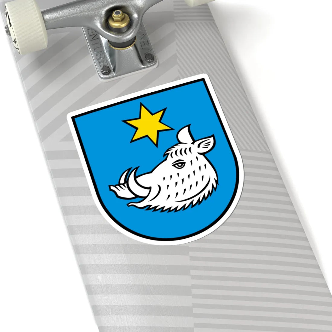 Wappen Safenwil AG (Switzerland) (Coat of Arms) STICKER Vinyl Kiss-Cut Decal - The Sticker Space