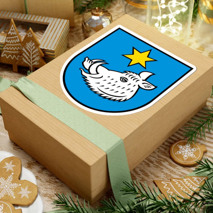 Wappen Safenwil AG (Switzerland) (Coat of Arms) STICKER Vinyl Kiss-Cut Decal - The Sticker Space