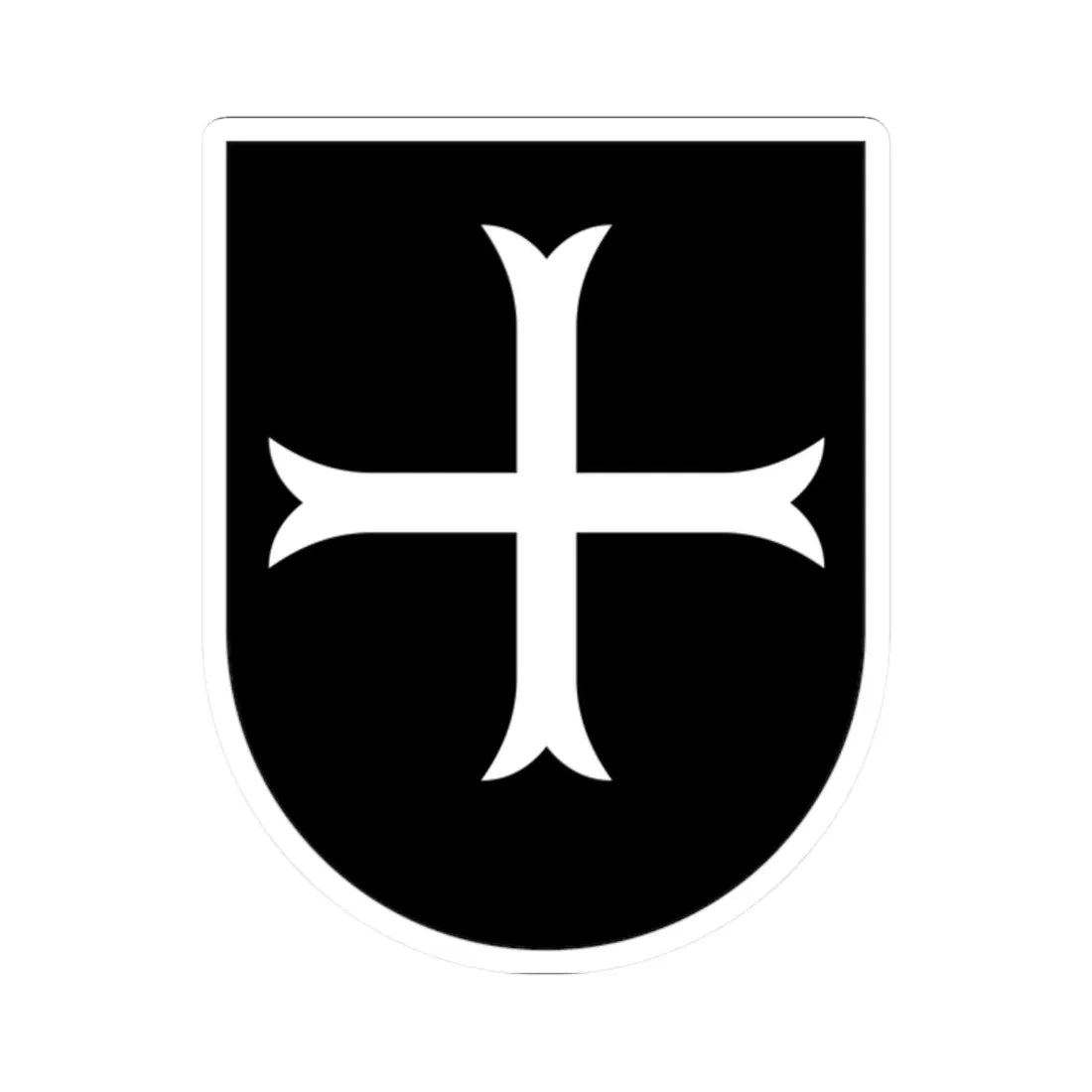 Wappen Salgesch (Switzerland) (Coat of Arms) STICKER Vinyl Kiss-Cut Decal 2 Inch White - The Sticker Space