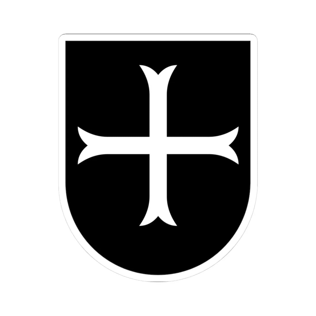 Wappen Salgesch (Switzerland) (Coat of Arms) STICKER Vinyl Kiss-Cut Decal 3 Inch White - The Sticker Space