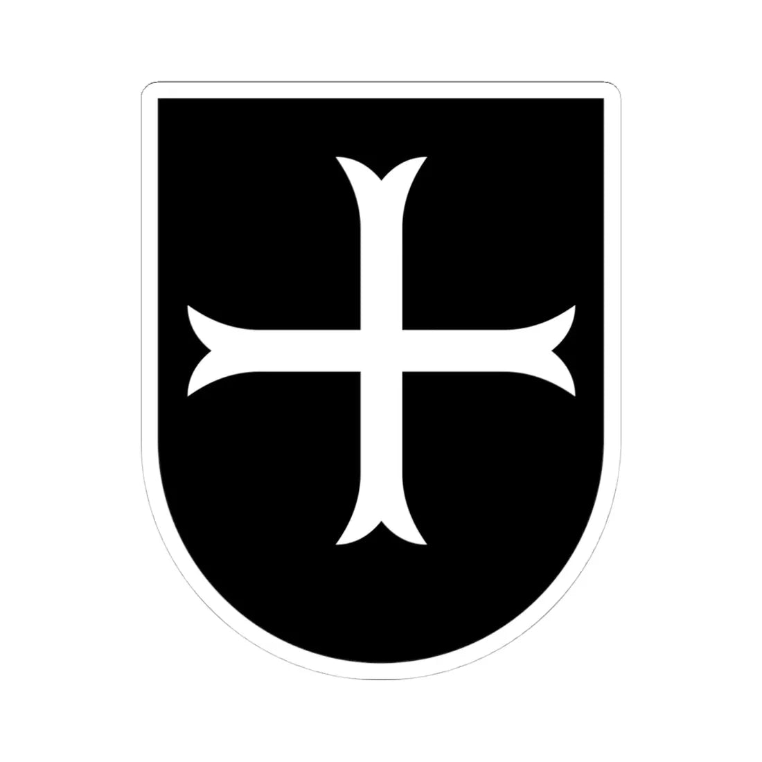 Wappen Salgesch (Switzerland) (Coat of Arms) STICKER Vinyl Kiss-Cut Decal 4 Inch White - The Sticker Space